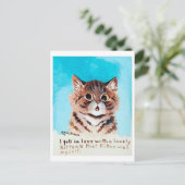 Lovely Kitten, Louis Wain Briefkaart (Staand voorkant)