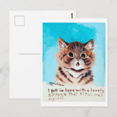 Lovely Kitten, Louis Wain Briefkaart (Voorkant / Achterkant)