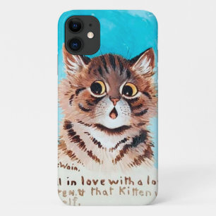 Lovely Kitten, Louis Wain iPhone 11 Hoesje