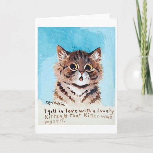 Lovely Kitten, Louis Wain Kaart (Voorkant)
