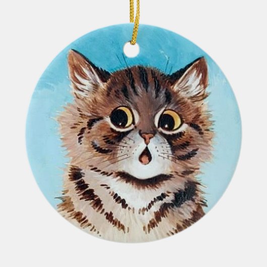 Lovely Kitten, Louis Wain Keramisch Ornament (Voorkant)