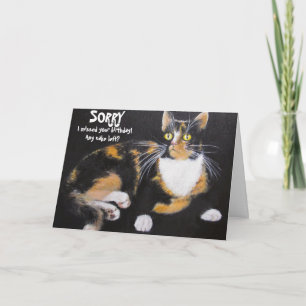 Lovely Kitty, carte d'anniversaire tardive