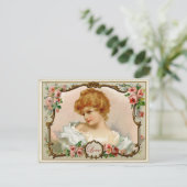 Lovely Lady  Reproduction Briefkaart (Staand voorkant)