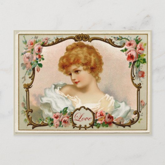 Lovely Lady  Reproduction Briefkaart (Voorkant)
