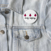 Lovely Ladybugs Ronde Button 5,7 Cm (In situ)