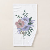 Lovely Lavender dans Bouquet (Serviette à main)