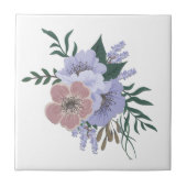 Lovely Lavender in Bouquet Tegeltje (Voorkant)
