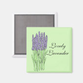 Lovely Lavender Magneet (Voorkant / Achterkant)
