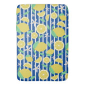 Lovely Lemons Striped Fresh Citrus Fruit Badmat (Voorkant Verticaal)