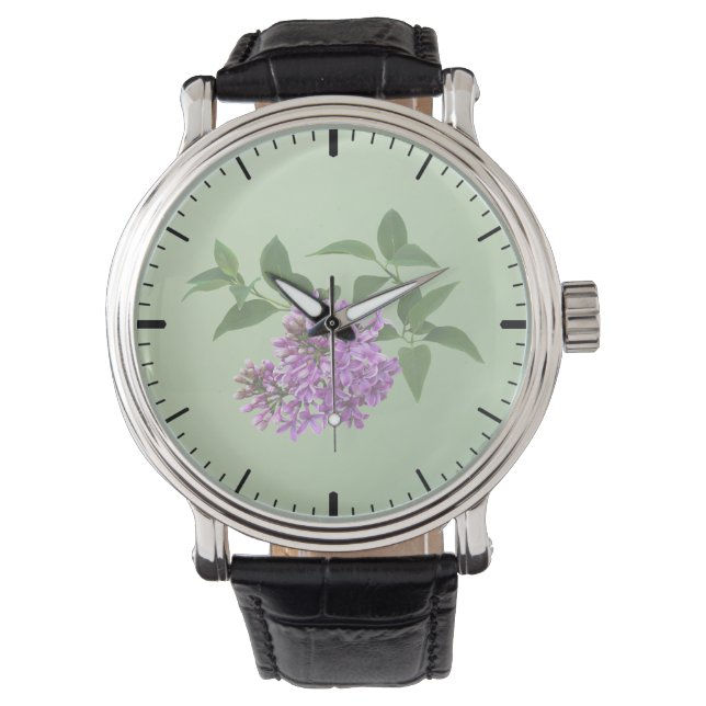 Lovely Lilacs Horloge (Voorkant)