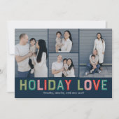 Lovely Lines EDITABLE COULEUR Holiday Carte photo (Devant)