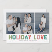 Lovely Lines EDITABLE COULEUR Holiday Carte photo (Devant)