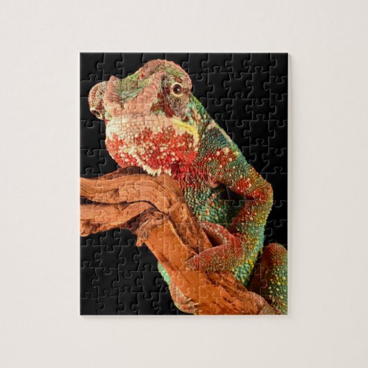 Lovely Lizard Chameleon Puzzle Legpuzzel (Verticaal)