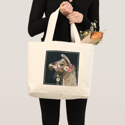 Lovely Llama Grote Tote Bag (Voorkant (product))