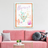 Lovely Llamas II Llamour Canvas Afdruk (Insitu (Woonkamer))