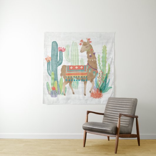 Lovely Llamas III Wandkleed (In Situ (horizontaal))