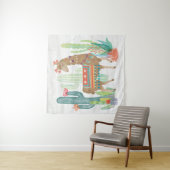 Lovely Llamas III Wandkleed (In situ)