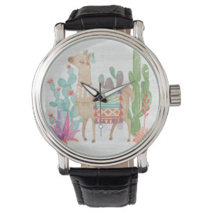 Lovely Llamas IV Horloge