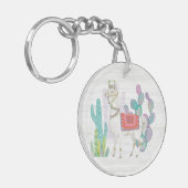 Lovely Llamas V Sleutelhanger (Voorkant Links)