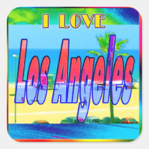 "Lovely Los Angeles 2"-Sticker