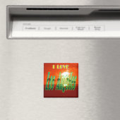 "Lovely Los Angeles" Magnet Magneet (Insitu (Vaatwasser))