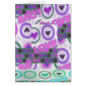 Lovely Love Heart Motif Art Imprimer (Devant)
