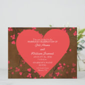 Lovely Lovers Wedding Kaart (Staand voorkant)