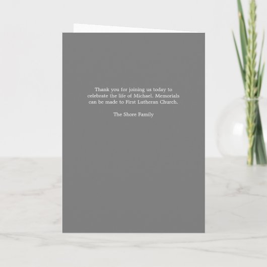 Lovely Memory Photo Fold Programme (Dos)