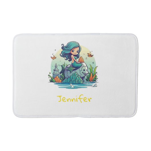 Lovely Mermaid Badmat (Voorkant)