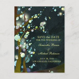 Lovely Night : Mariage Enregistrer la date Cartes