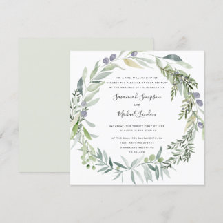 Lovely Olive en verlaat de officiële bruiloft Kaart