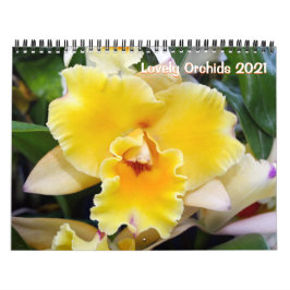 Lovely Orchids 2021 Agenda Kalender