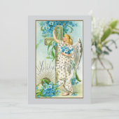 Lovely Ouget Me Not Angel Invitation (Debout devant)
