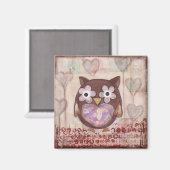Lovely Owl Magnet (Recto/Verso)