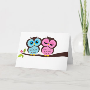 Lovely Owls Kaart