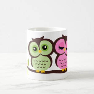Lovely Owls Koffiemok