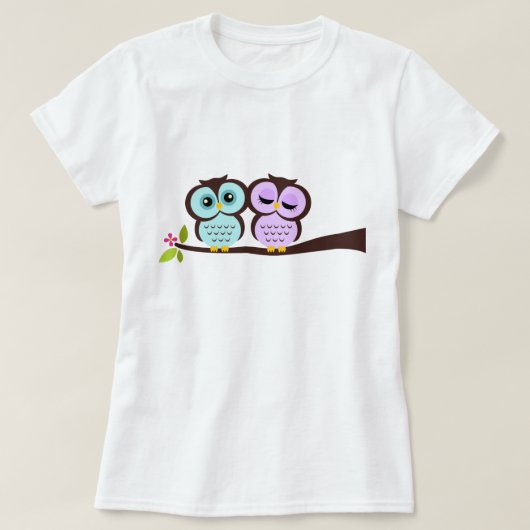 Lovely Owls T-shirt (Design voorkant)