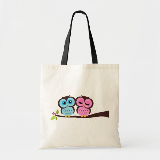 Lovely Owls Tote Bag (Voorkant)