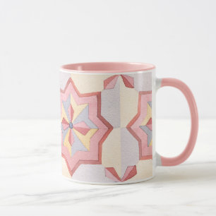 Lovely pastel waterverf tegel patroon Klassieke gi Mok