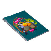 Lovely Pekin Robin Bird Pair Notitieboek (Rechterzijde)