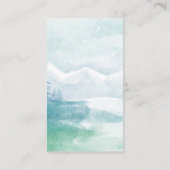 Lovely Penguins Baby shower Diaper Raffle Tickets Contactkaartje (Achterkant)