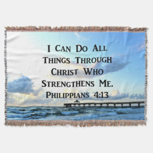 LOVELY PHILIPPIANS 4:13 BIBLE VERSE DEKEN