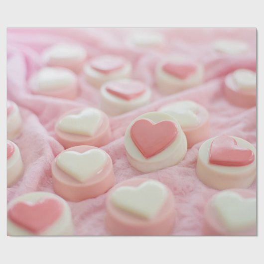 lovely pink  cadeaupapier (Vlak)