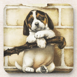 Lovely Puppy Bier Onderzetter