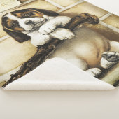 Lovely Puppy Sherpa Deken (3/4)