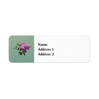 Lovely Purple Lilacs Etiket