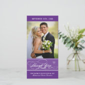 Lovely Purple Merci Carte photo (4x8) (Debout devant)