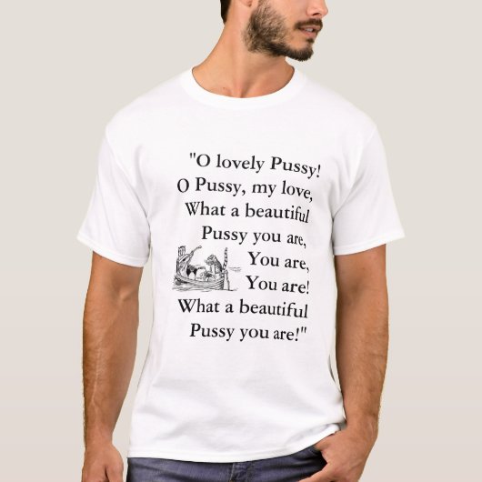 Lovely Pussy T-Shirt - Edward Lear (Devant)