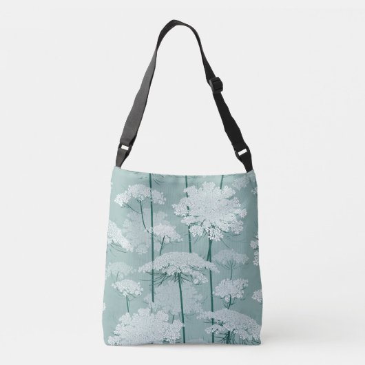 Lovely Queen Annes Lace | Bleek punt Crossbody Tas (Achterkant)