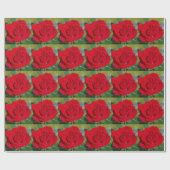 Lovely Red Rose Cadeaupapier (Vlak)
